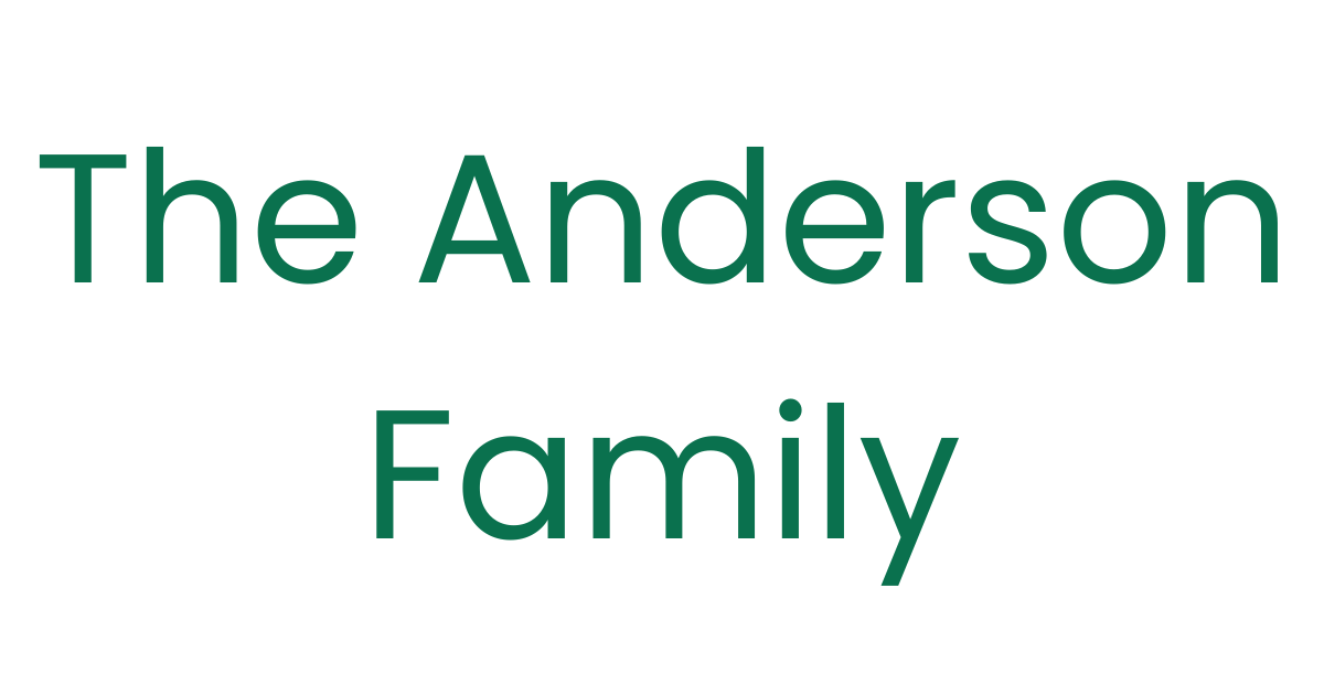 The Anderson Family